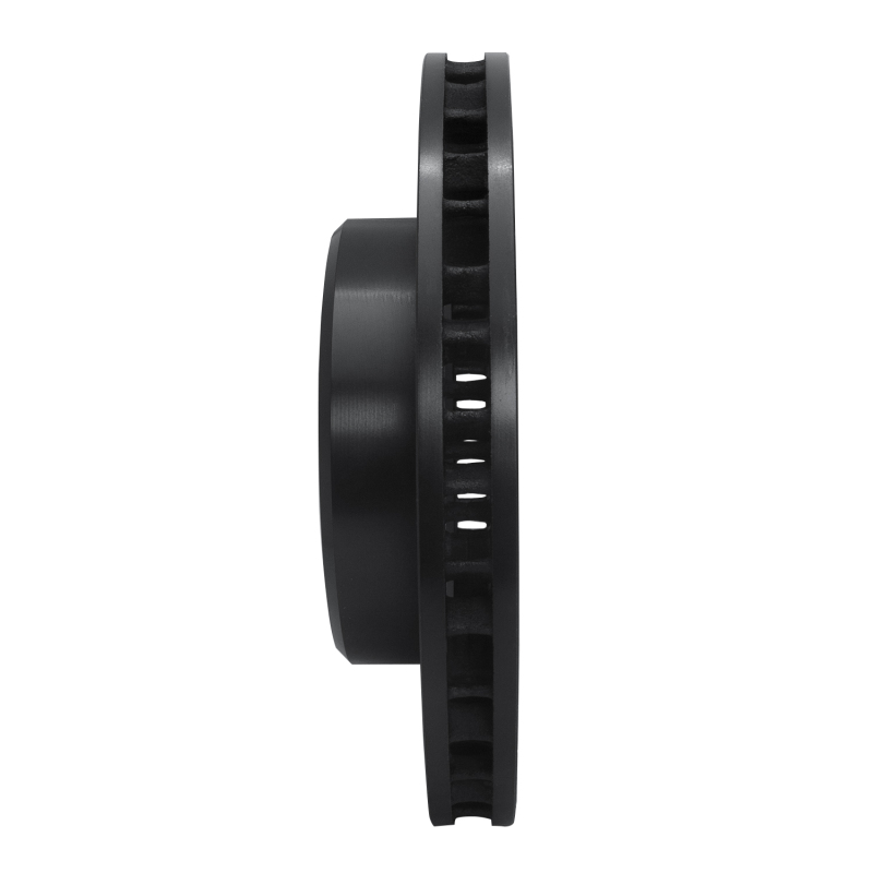 Lexus LX470 Brake Rotor (1) - Front Right - R1 Concepts - Drilled & Slotted - Black - `98-`07